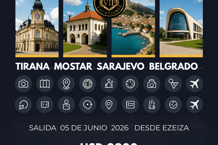 JOYAS DE LOS BALCANES 2026 DESDE EZEIZA