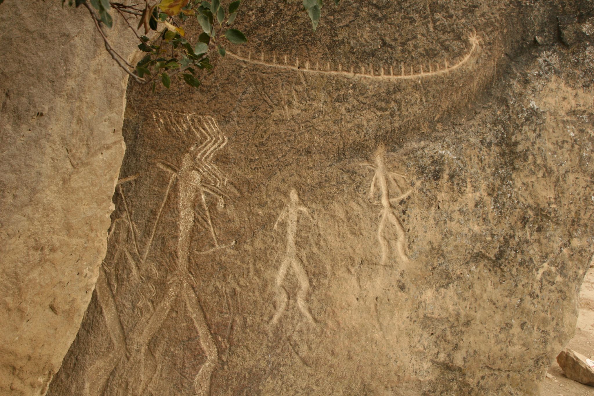Gobustan rock paintings Azerbaijan