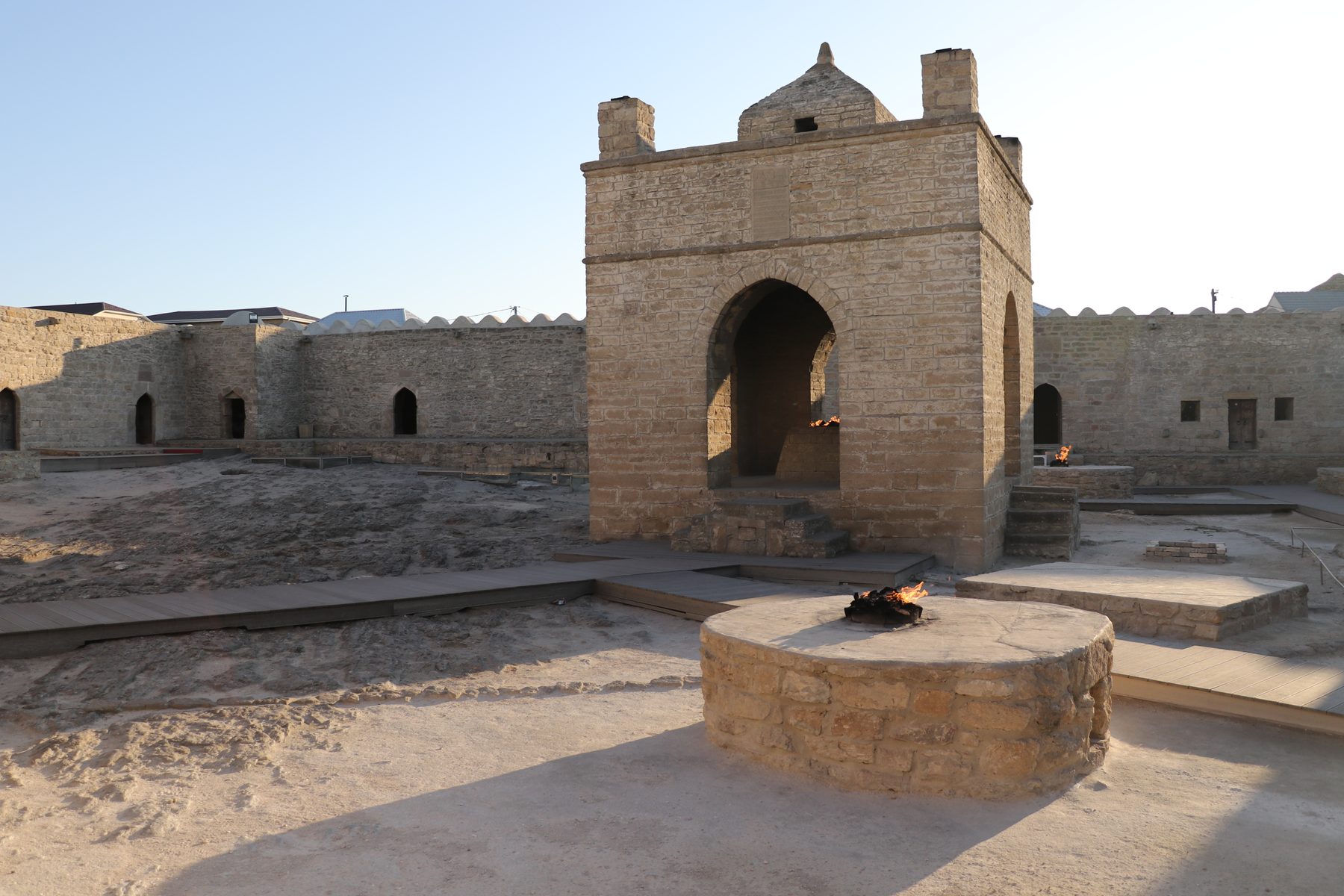 Ateshgah fire temple Azerbaijan