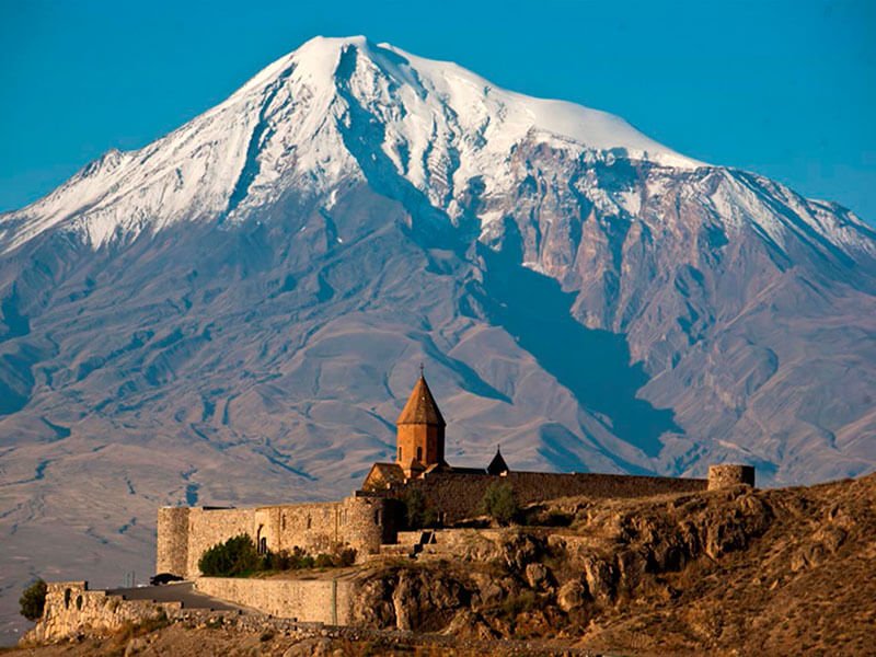 Khor Virap monastery Mount Ararat Armenia