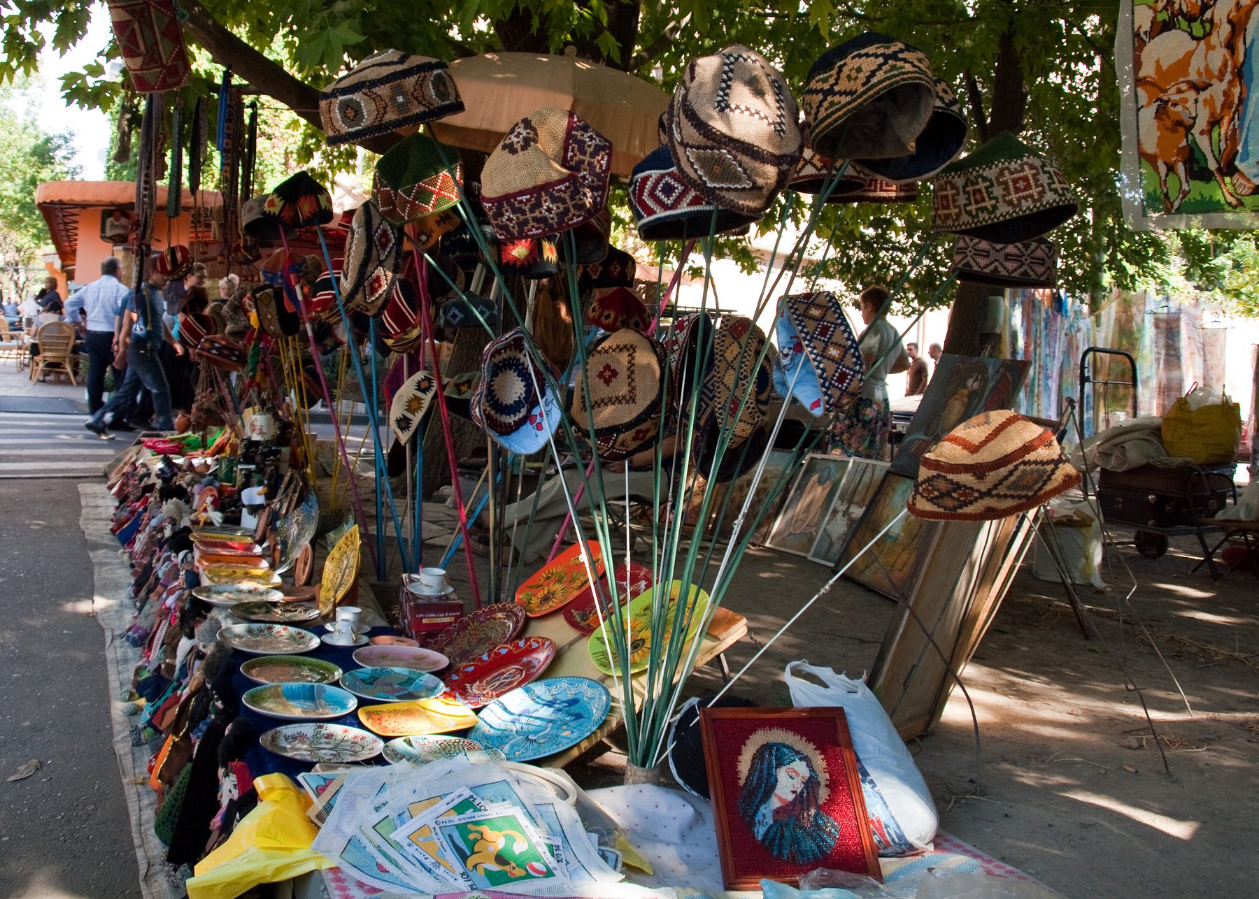 Vernissage market Yerevan Armenia
