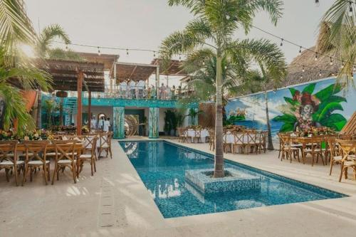 Hotel Pool Area