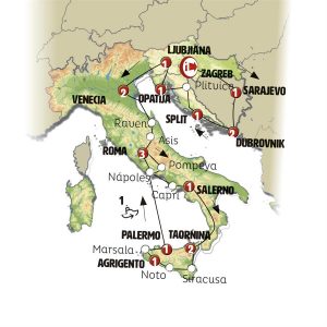 Croacia Italia Y Sicilia