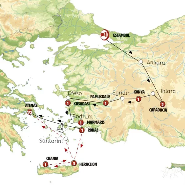 Gran Turquía, Islas Griegas y Atenas