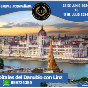 Crucero por el Danubio y Gira Alpina Junio 2024