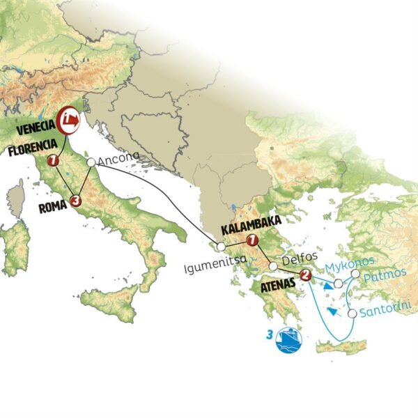 Italia, Grecia y Crucero por el Egeo EXTERNA