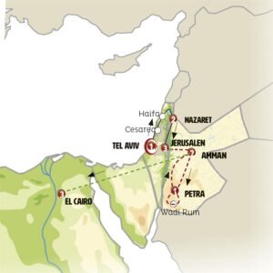 Israel, Jordania y El Cairo