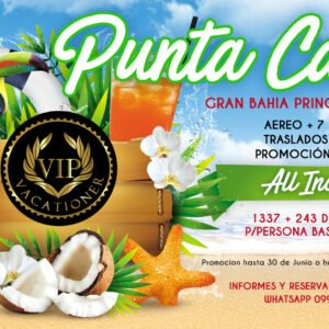 Promoción Punta Cana Agosto 2019. Aéreo+traslados+ Grand Bahia Principe