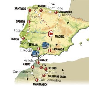 Andalucia, Portugal y Marruecos