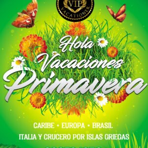 Vacaciones de primavera y mucho más !!!!