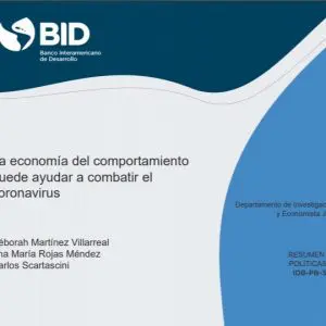 La economía del comportamiento puede ayudar a combatir el Coronavirus