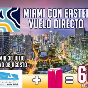 Miami vuelo directo con EASTERN USD 603