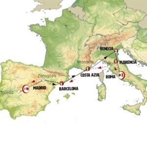 España, Italia, Costa Azul