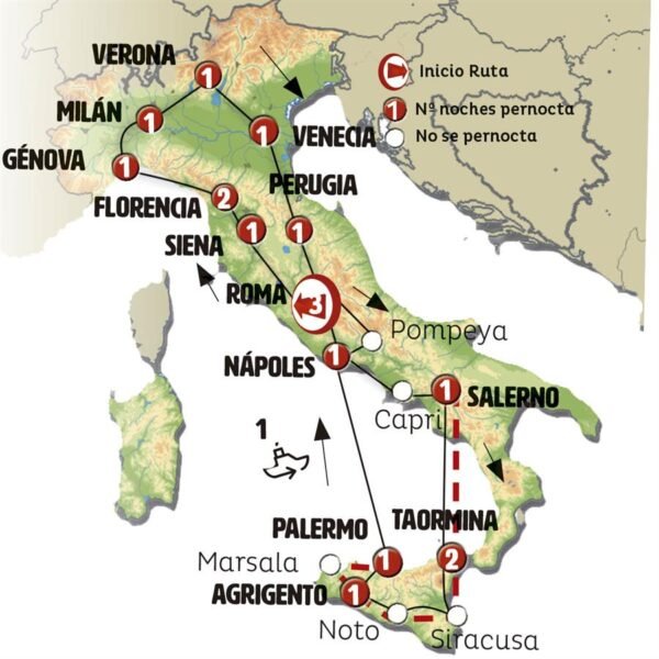 Viva Italia y Sicilia