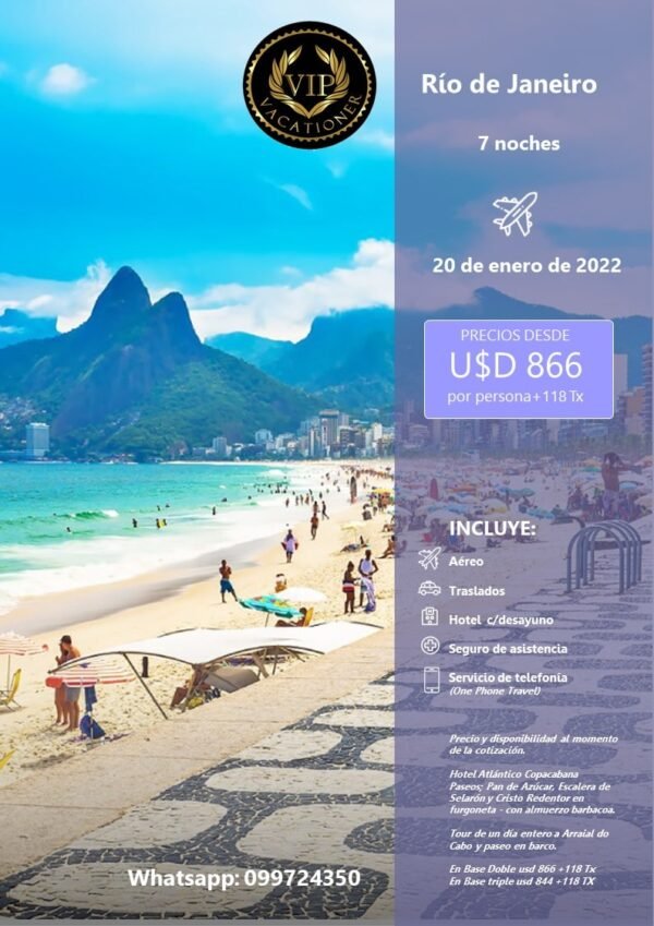Rio de Janerio aéreo 2022