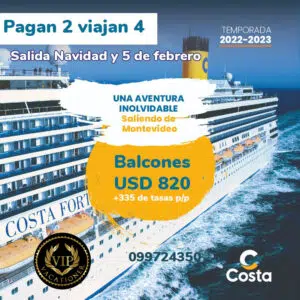 Compartí la promo Costa Balcones y ganá un city tour en Rio de Janeiro