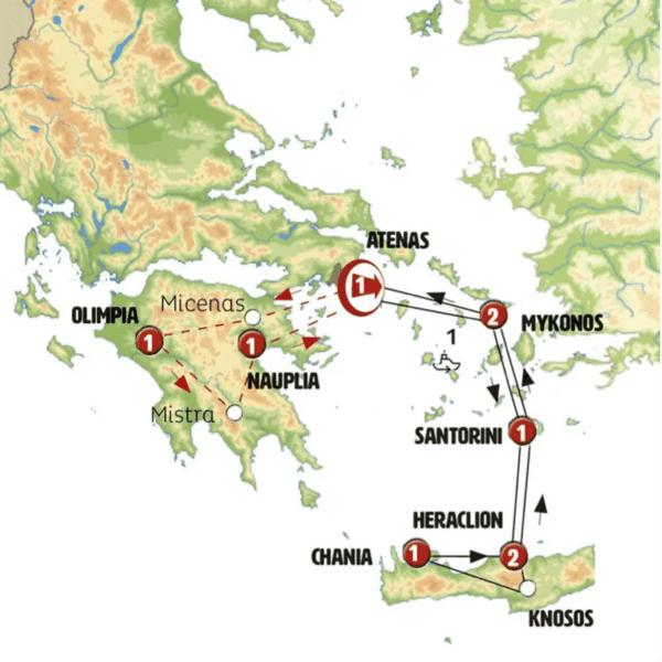Atenas e Islas Griegas