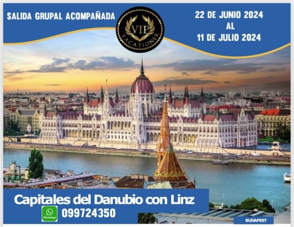 Crucero por el Danubio y Gira Alpina Junio 2024