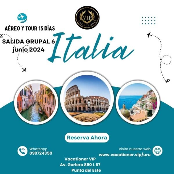 Italia de oro con Sorrento Grupal
