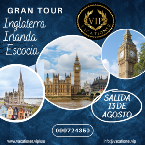 Gran tour de Inglaterra, Escocia e Irlanda