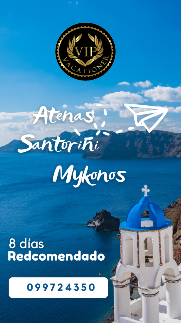 Atenas , Santorini y Mykonos