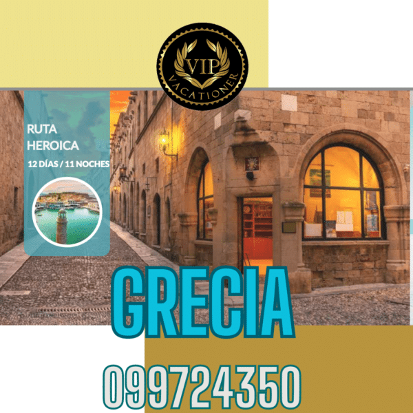 Grecia Ruta Heroica con aéreo