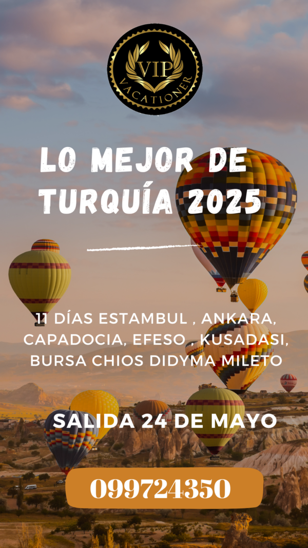 Lo mejor de Turquía salida Mayo 2025