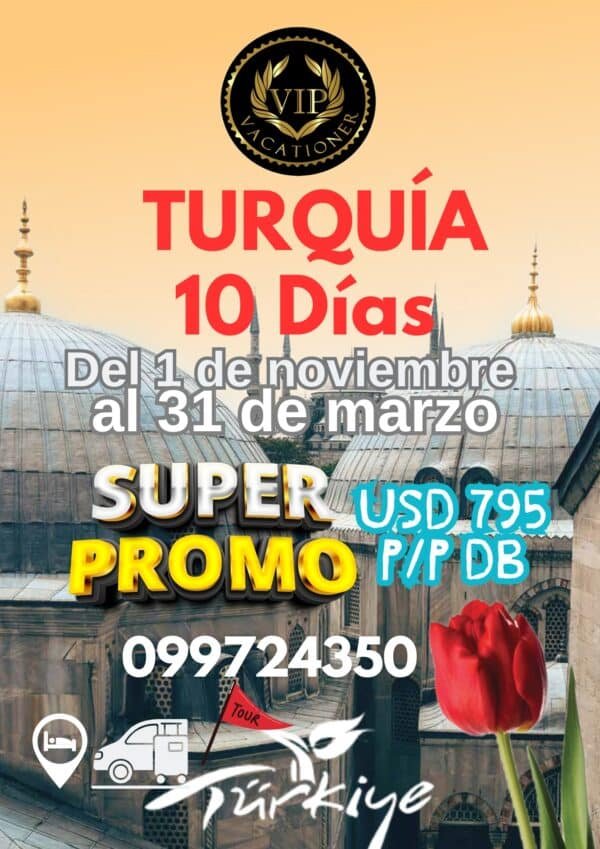 Super promoción Turquía Imperdible