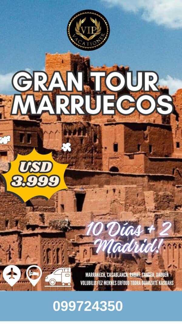 Inolvidable Gran Tour de Marruecos 2025