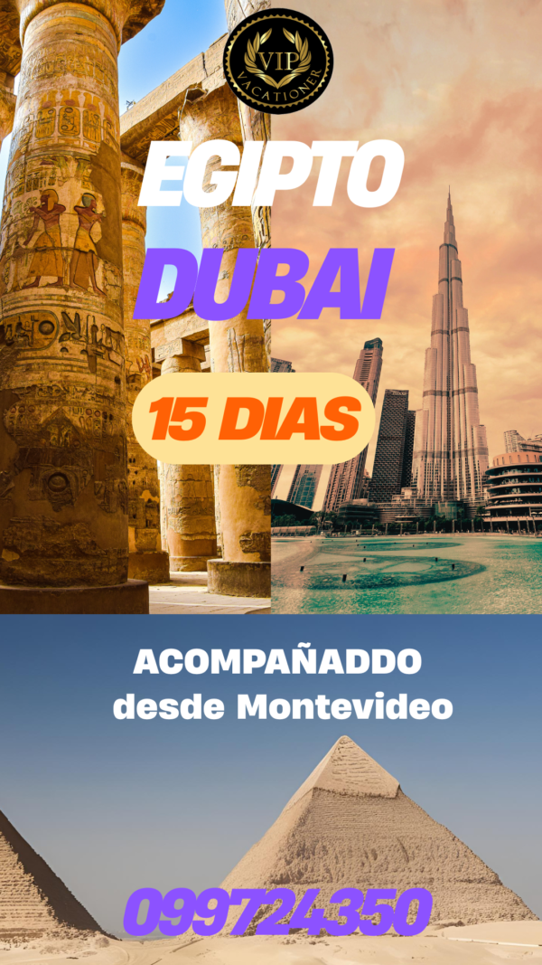 Egipto y Dubai 15 días