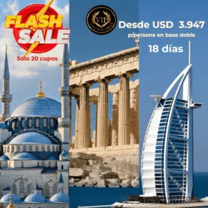 TURQUÍA, GRECIA Y DUBAI C/ AÉREO DESDE EZE