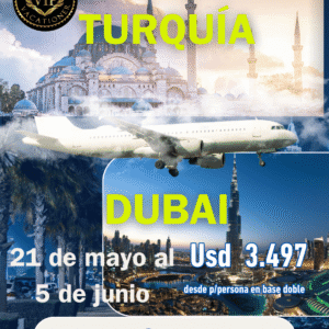 Turquia y dubai 2026