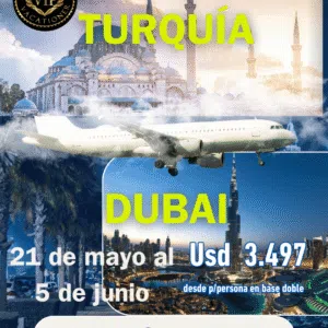 Turquia y dubai 2026