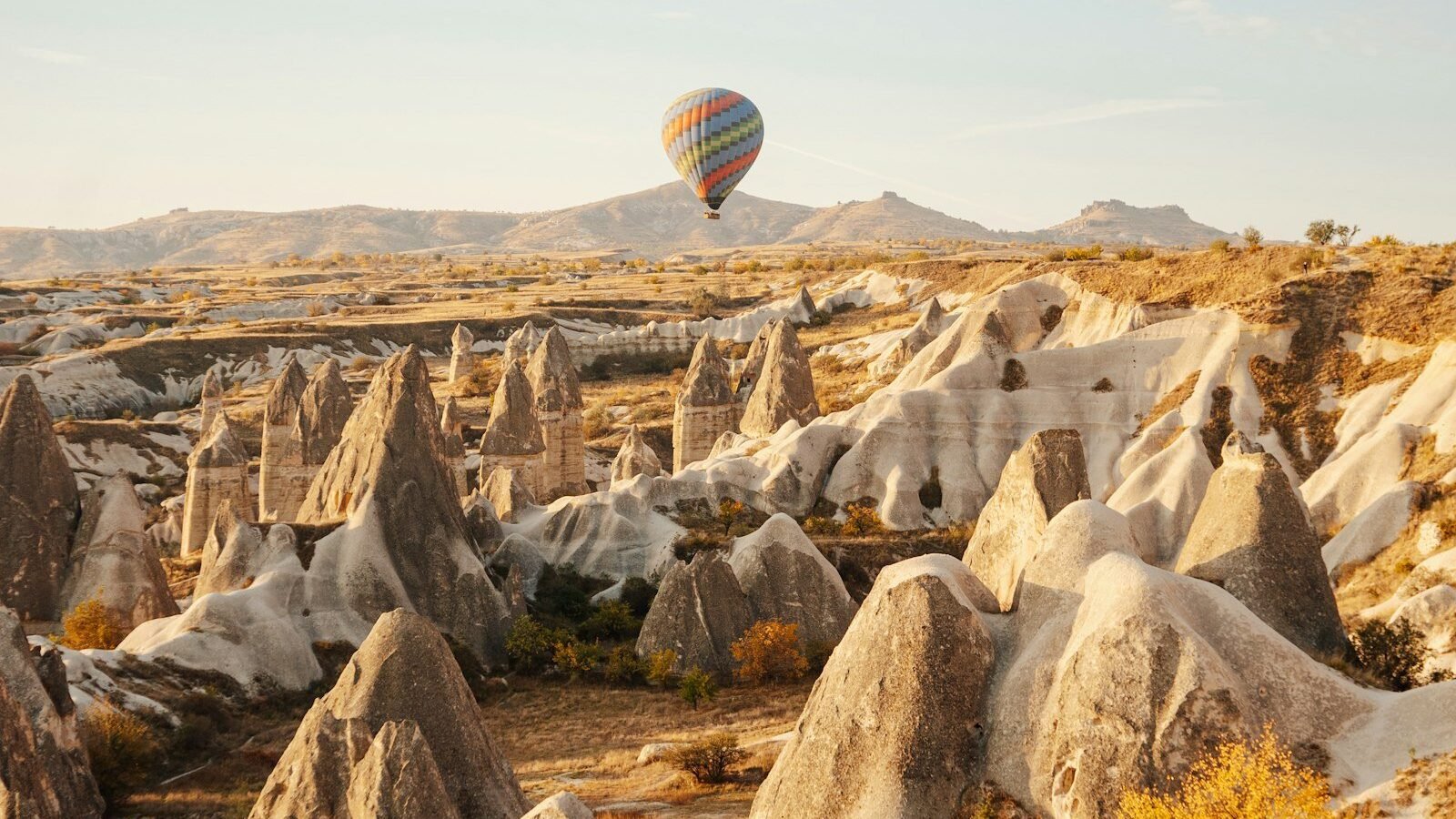 Globos aerostáticos sobre Capadocia, Turquía