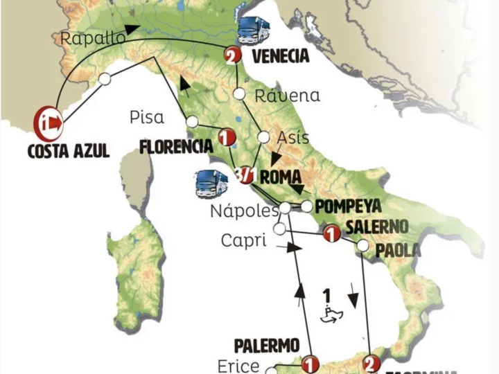 Italia de Norte a Sur