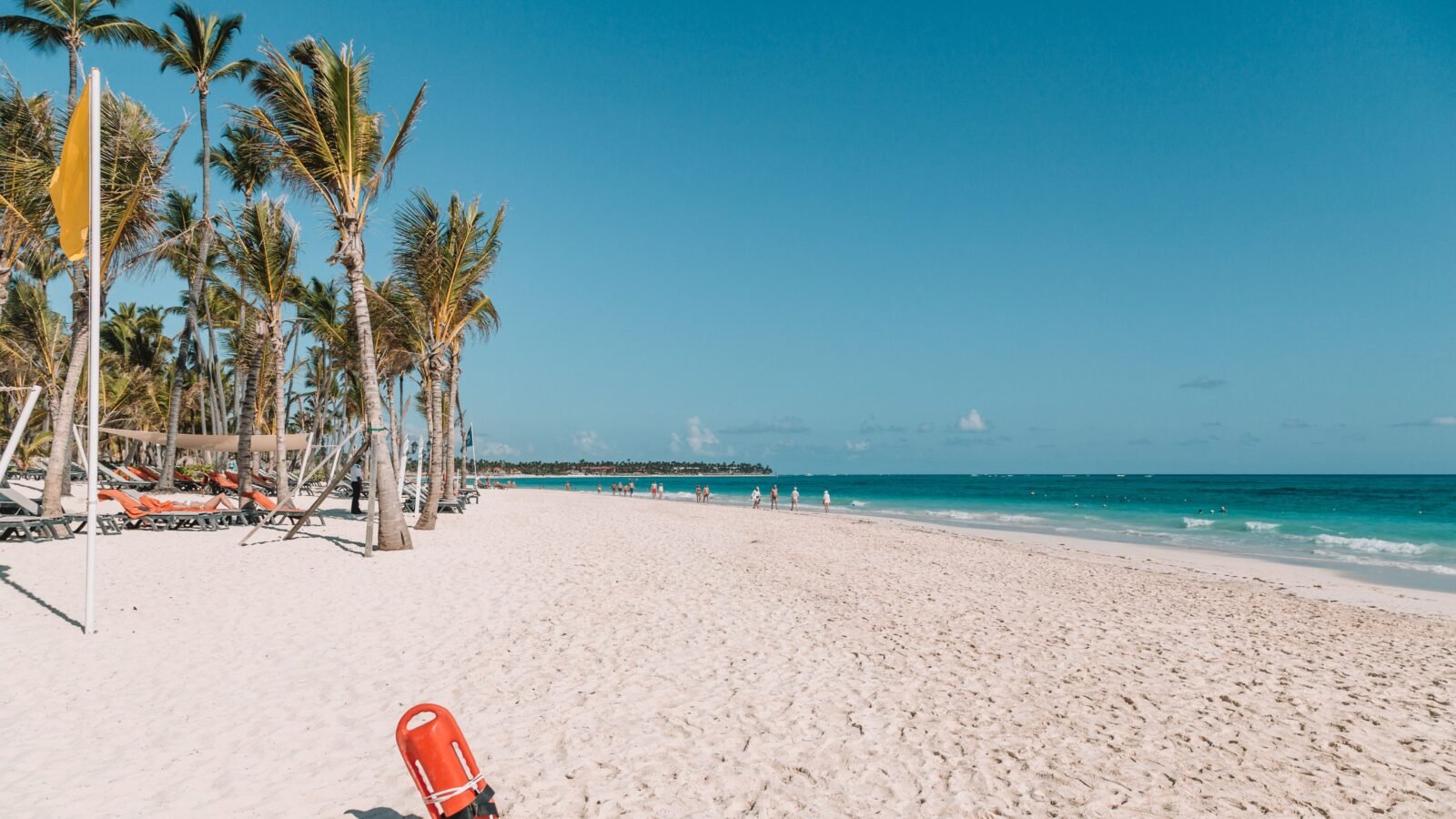 Viajar a Punta Cana desde Uruguay: playa de arena blanca y cocoteros