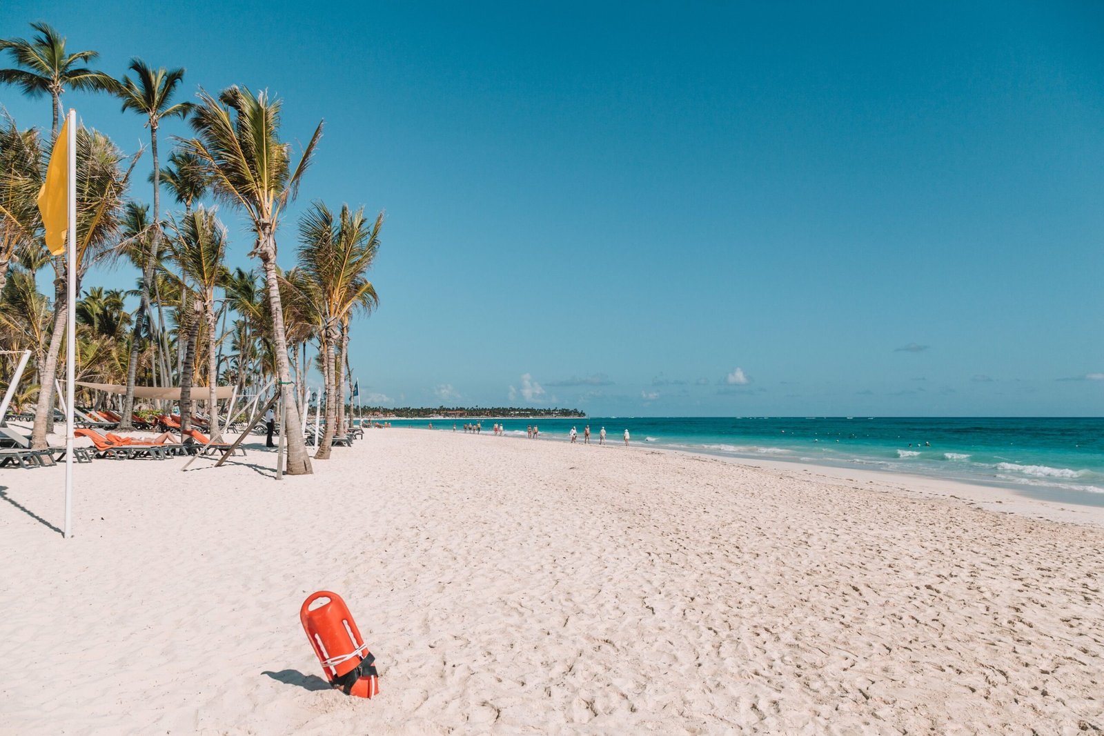 Viajar a Punta Cana desde Uruguay: playa de arena blanca y cocoteros